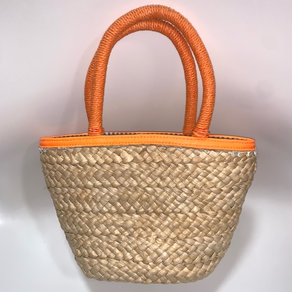 Milly New York Straw Bucket Handbag - Picture 4 of 6